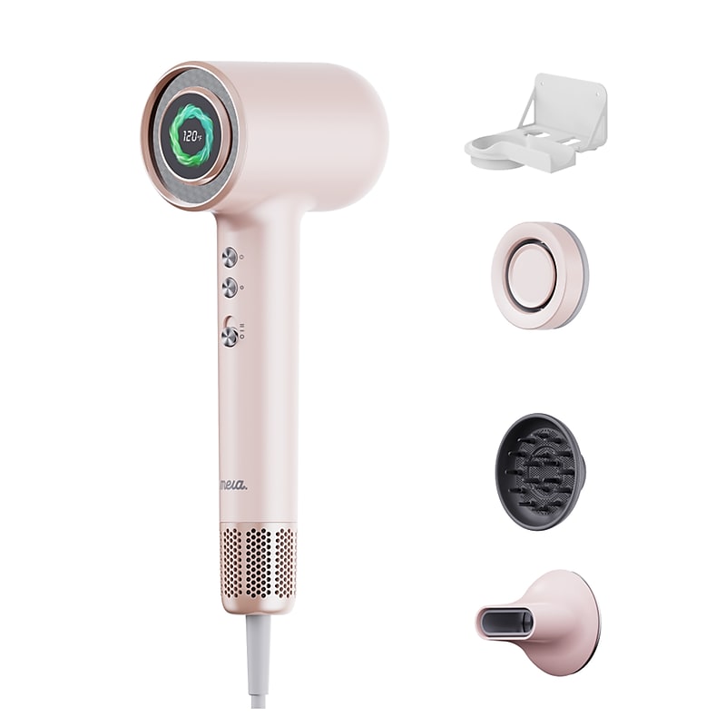 Mera Ultra Bi-Ionic High-Speed Aromatic Hair Dryer/Hand Dryer, Rose Pink (MC0142406) image 1