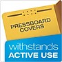 Pendaflex 60% Recycled Heavy Duty Pressboard Classification Folder, 2-Dividers, 2 1/2" Expansion, Legal Size, Yellow, 10/Box~#|#~DCF65771-5B39-43F4-A76DB2B28A950429_sc7