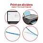 Staples Unpunched Print & Apply Label Dividers, White, 5-Tabs, 25 Sets (ST63051)~#|#~DCF661A8-AAC8-4CA4-967A824F0EC0392D_sc7