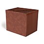 Smead Tuff Box Bottom Heavy Duty Reinforced Faux Leather Accordion File, Alphabetical Index, 21 Pocket, Letter, Brown (73786)~#|#~DCFACA9E-DA92-4FAD-B85AD2AF291423EB_sc7