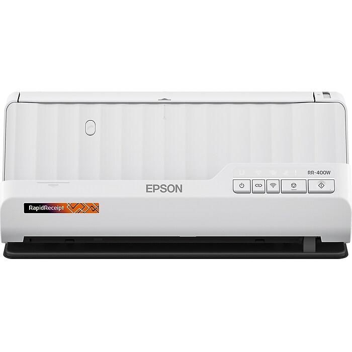 Epson RapidReceipt RR-400W Wireless Duplex Sheetfed Scanner, White