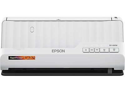 Epson RapidReceipt RR-400W Wireless Duplex Sheetfed Scanner, White (B11B270202) Simolary simolary.com