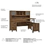 Bush Home Somerset 72W L-Shaped Sit to Stand Desk with Hutch, Fresh Walnut (SET015FW)~#|#~DD072F42-1A31-4183-9BA760AB7F812DEF_sc7