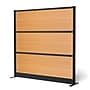 Luxor Beechwood 3-Panel Room Divider, 70"H x 70"W, Beech Grain (PPWL014)~#|#~DD0C9CB2-0A15-4288-8B26B54056F62E08_sc7