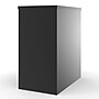 Staples 2-Drawer Mobile Vertical File Cabinet, Letter Size, Lockable, 27.95"H x 14.9"W x 24.4"D, Black (59555/25420)~#|#~DD0FCFA0-F40B-4D44-8B6202BC98DA5738_sc7
