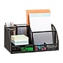 Mind Reader 7-Compartment Metal Desk Organizer File and Accessory Storage, Black (JOEORG-BLK)~#|#~DD10B1D3-28CD-4059-B95320502CE2CAA9_sc7