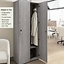 Bush Business Furniture Assure 72"H Single Tier Platinum Gray Storage Lockers (AUS230PGK)~#|#~DD136911-F192-4C24-94962574E37FE2F6_sc7