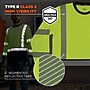 GloWear 8371BK High Visibility Long Sleeve Black Bottom T-Shirt, ANSI Type R Class 3, Lime, X-Large (22295)~#|#~DD139369-22BF-4C80-80EB4132FBB19526_sc7