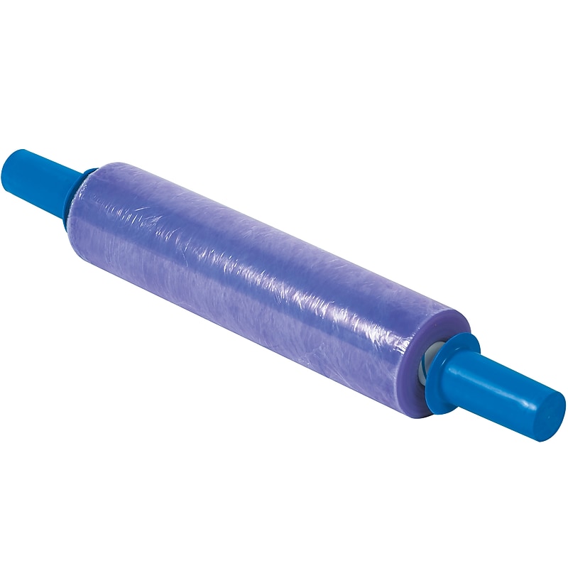 15" x 1000' 80 Gauge Blown Stretch Wrap, Purple Tinted, 4/Carton (GOOD1580BEM) image 1