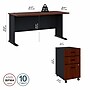 Bush Business Furniture Cubix 60W Desk with Mobile File Cabinet, Hansen Cherry (SRA003HCSU)~#|#~DD14C01B-7A5A-4D6A-85C03C1D628CB89A_sc7