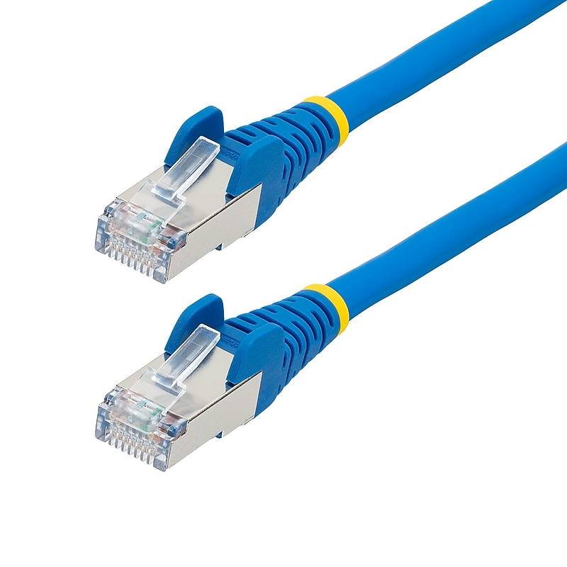 StarTech 75 ft. CAT-6a Ethernet Cable, 27AWG, Blue (NLBL-75F-CAT-6a-PATCH) image 1