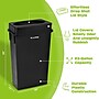 Alpine Industries Plastic Trash Can with Lid, 23 gallon, Black, 2/Pack (477-BLK-PKG1-2)~#|#~DD178237-1703-4D13-94FBF809D75183B8_sc7