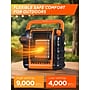 Commercial Heat 9000 BTU Portable Outdoor Radiant Propane Patio Heater, Orange (CHP9000O)~#|#~DD17B8C9-FCCB-4F72-B073E84EE8A5D70D_sc7