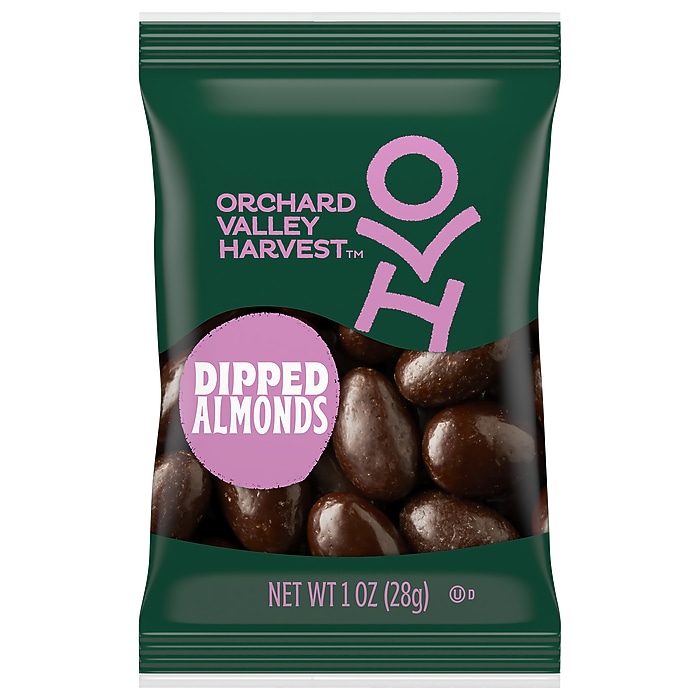 Orchard Valley Harvest Dark Chocolate Covered Almonds, 8 oz., 8