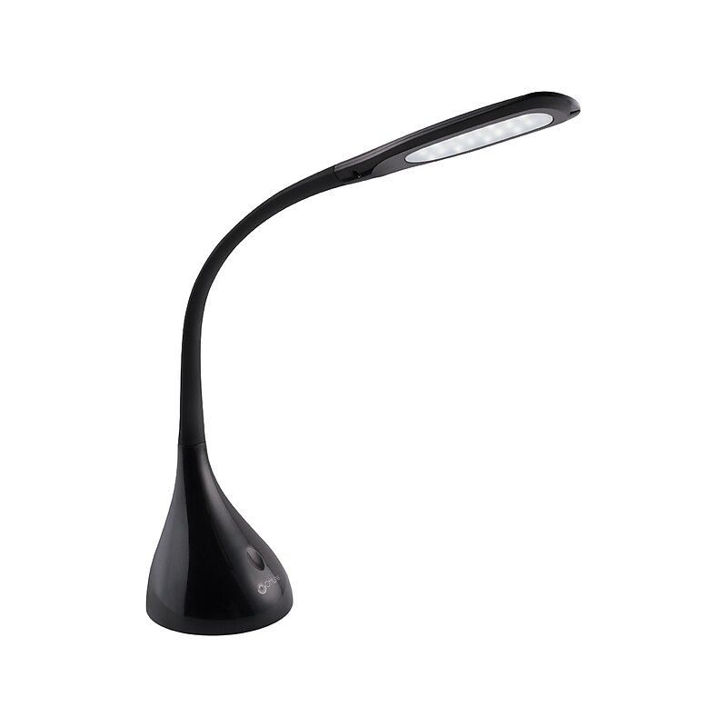 OttLite Creative Curves LED Desk Lamp, 23.75", Black (A30G59-FFP) image 1