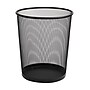 Mind Reader Metal Mesh Trash Can Without Lid, 4.4 Gallon, Black, 2/Pack (2CIRGA-BLK)~#|#~DD2879DB-B035-40B2-8F6D956AA7E81797_sc7