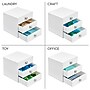 InterDesign Original Plastic 3-Drawer Organizer, White (35301)~#|#~DD2993E7-8B40-48A3-B6BF789D41607841_sc7