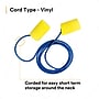 3M E-A-R Classic Corded Earplugs, 29 dB, Blue/Yellow, 200/Box (311-1101)~#|#~DD2B1198-4BED-4728-96912500B2CB7CBB_sc7