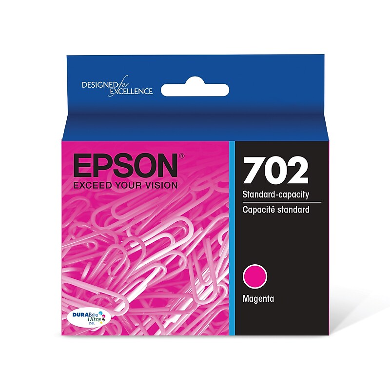 Epson T702 Magenta Standard Yield Ink Cartridge  (T702320-S) image 1