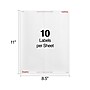 Staples Laser/Inkjet Shipping Labels, 2" x 4", White, 10 Labels/Sheet, 250 Sheets/Pack, 2500 Labels/Box (ST18066-CC)~#|#~DD36B16D-803C-4074-8D9F37707818284D_sc7