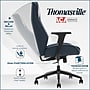 Thomasville Furniture Darius Ergonomic Bonded Leather Swivel Executive Chair, Navy (51490-NVY)~#|#~DD3D8E27-E4A5-4181-863EC6997921DC7F_sc7