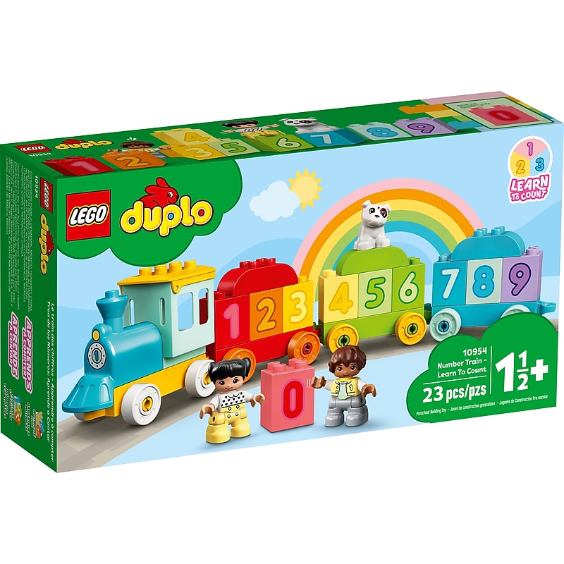 LEGO DUPLO Number Train - Learn To Count Building Set (10954) image 1