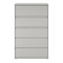 Staples Commercial 5 File Drawers Lateral File Cabinet, Locking, Gray, Letter/Legal, 42"W (21749D)~#|#~DD47BDB1-6B32-4F6F-82374CA852D5ED8E_sc7