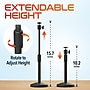 Delton T301 360° Webcam Stand, Camera Stand for Video Calls/Streaming/Recording, Black (DCT301)~#|#~DD49B0D1-F83B-434E-B5710519851DEDB2_sc7