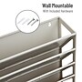 Mind Reader 5-Compartment Mountable Plastic Vertical File Storage, Beige (WALLANCH-BEI)~#|#~DD4D0492-A92F-4E1F-BA3B8ADF8D198B3A_sc7