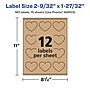 Avery Laser/Inkjet Decorative Edge Multipurpose Labels, 2-9/32" x 1-27/32", Kraft Brown, 180 Labels/Pack ( 94603)~#|#~DD502456-5067-43FD-9C530FA55C623060_sc7