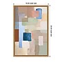 Amanti Art Kaleidoscope 1 by Sally Ann Moss Framed Canvas Wall Art Print, 16"W x 23"H (A42678841863)~#|#~DD54913F-F826-4A22-93CAAE4474D9C948_sc7