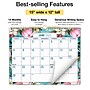 2025-2026 Global Printed Products Teal Floral 15" x 12" Wall Calendar (RET26-WC-17)~#|#~DD57D29F-EFAE-4C7E-A42B7353855D4128_sc7