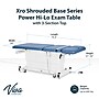 Viva Comfort XRO 3-Section Electric Height and Back Adjustable Exam Table, 600 lbs. Capacity, Blue (ADI903-23-BLU-MK)~#|#~DD5A6943-475A-4A52-AE89D9D0D5373542_sc7