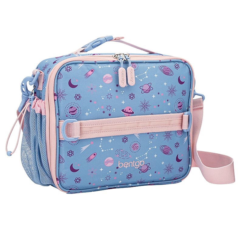 bentgo Kids Insulated Lunch Bag, Lavender Galaxy (BGPTBAG-GLX) image 1