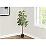 Monarch Specialties Inc. Rubber Tree in Pot (I 9513)~#|#~DD5DFFE7-1FD8-485F-BA7DA4D6050BEFB6_sc7