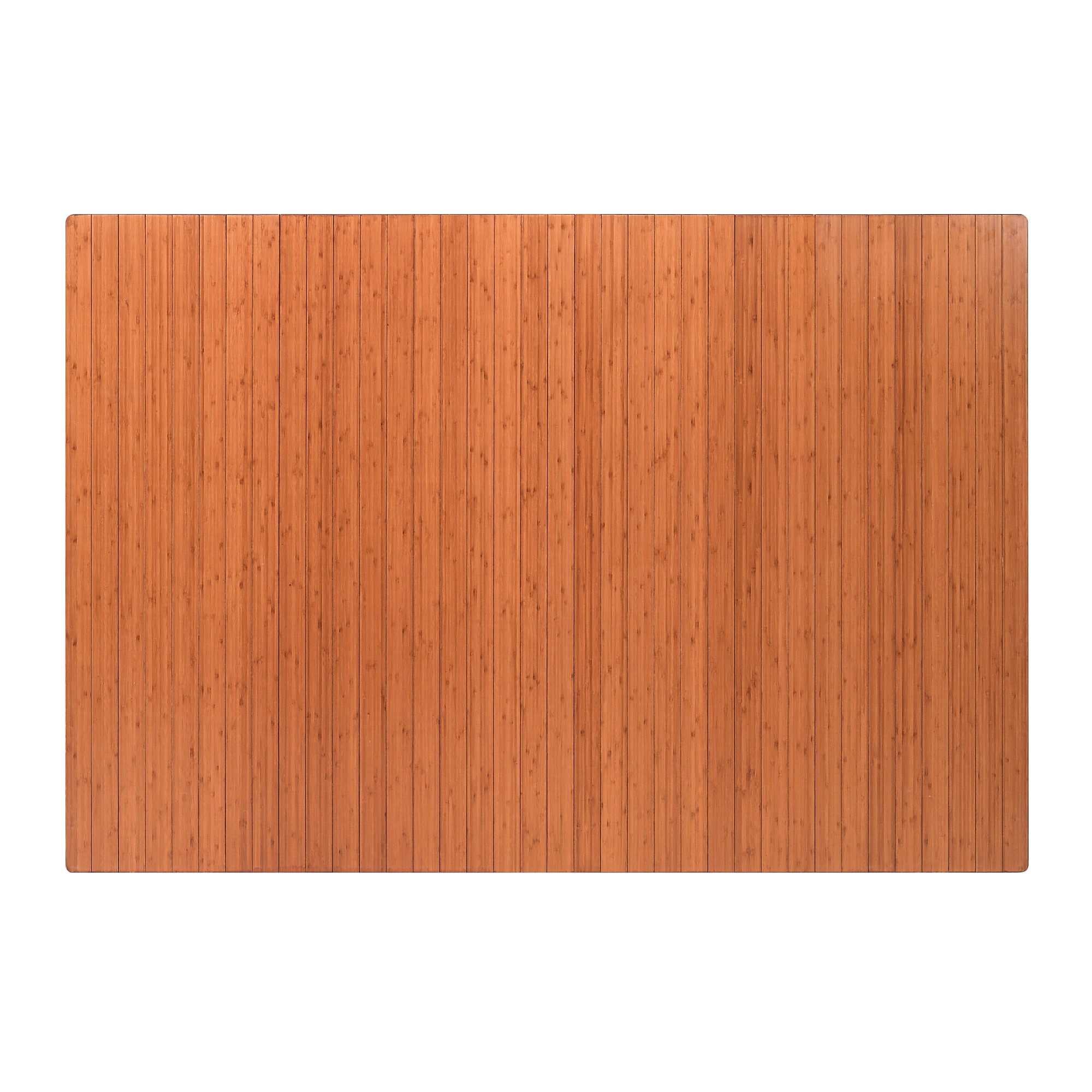 Anji Mountain Standard Bamboo Carpet & Hard Floor Chair Mat, 48″ x 72″, Walnut (AMB24055) Sansujyuku sansujyuku.com