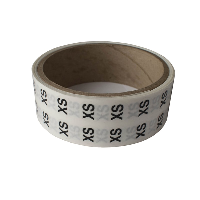 Nahanco Acetate Clear Label, XS, 1000/Box (LBXS) image 1