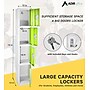 AdirOffice 72"H 4-Tier Green Storage Locker (ADI629-204-GRN-DL)~#|#~DD6E5C16-C7FF-42CE-A1BFC467818304B8_sc7