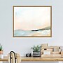 Amanti Art Open Sky Over Water by Sue Schlabach Framed Canvas Wall Art Print, 28" x 23" (A42677096787)~#|#~DD71EB32-CAD8-44B5-A0477263D5F7BF12_sc7