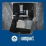 Compact 2-Roll Side-by-Side Coreless Toilet Paper Dispenser by GP PRO, Black (56784A)~#|#~DD86902C-6283-45C7-B0C4875C1459B4D8_sc7