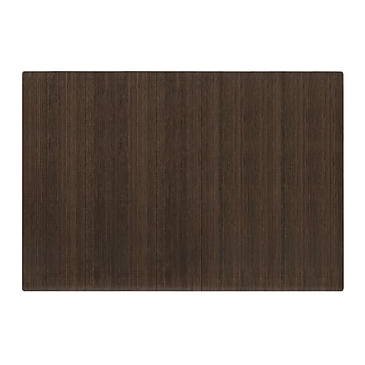 Anji Mountain Standard Bamboo Carpet & Hard Floor Chair Mat with Lip, 48″ x 72″, Java (AMB24085) Simolary simolary.com