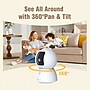 Cinmoore C2U 3K Smart Indoor Security Camera, Dual WiFi 6, White, 2/Pack~#|#~DD89D6FD-6DF8-407C-BD483A965D930524_sc7
