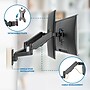 Mount-It! Adjustable Dual Monitor Wall Mount, Up to 32", Black (MI-1766B)~#|#~DD8BBB82-71F9-4C35-9D0A6D142C97970A_sc7