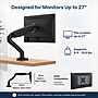 Uncaged Ergonomics Adjustable Single Monitor Arm, Up to 27" Monitor, Black (MM-B)~#|#~DD8BFC87-8A5E-4C26-B43732E244B48808_sc7