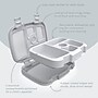 Bentgo Kids Prints Bento Box, 5-Compartment, Silver Glitter (BGKSPGL-SL)~#|#~DD8D00A6-970B-4C1D-ABE573411EF372D2_sc7