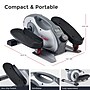 Sunny Health & Fitness Smart Portable Magnetic Under Desk Elliptical, Gray (SF-E323017)~#|#~DD8F0B0A-B3BE-4ED8-A3F4598856B9BC00_sc7