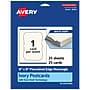 Avery Matte General Use Blank Cards, Ivory, 25/Pack (95354)~#|#~DD902E0C-FF81-4052-960E1DA0004EF368_sc7