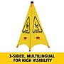 Rubbermaid Commercial Products Wet Floor Cone, 30"H, Yellow/Black (FG9S0100YEL)~#|#~DD9824BC-1C81-40F3-AA422F96C540BE20_sc7