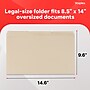 Staples 30% Recycled File Folders, 1/3-Cut Tab, Legal, Manila, 100/Box (ST56680-CC)~#|#~DD9ADD54-E6B0-48AD-882C001B51DE7DAF_sc7