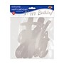 Beistle Foil Happy Birthday Streamer, Silver, 3/Pack (53385-S)~#|#~DD9C0AEC-A16D-4D64-8952B21A2B7114D2_sc7
